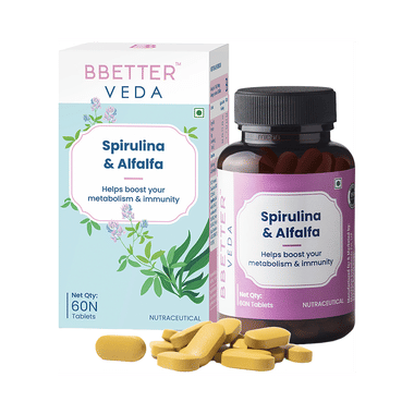 BBetter Veda Spirulina & Alfalfa Tablet