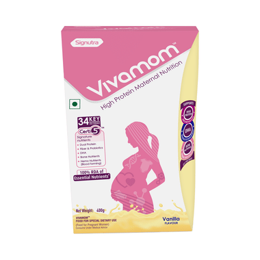 Vivamom High Protein Maternal Supplement | Flavour Vanilla Powder
