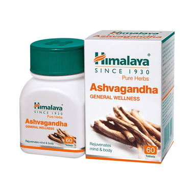 Himalaya Wellness Ashvagandha Tablet | Stress Relief Supplement | Rejuvenates Mind & Body