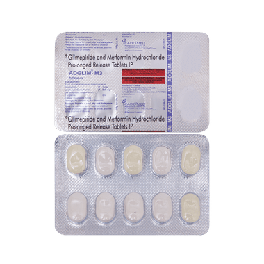 Adglim M 3mg/500mg Tablet PR