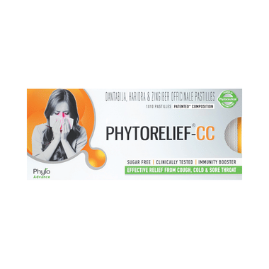 Phytorelief-CC Lozenges for Immunity Booster| Quick Relief from Cold, Cough, Sore & Scratchy Throat.| Sugar-Free