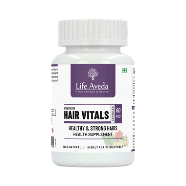 Life Aveda Premium Hair Vitals Veg Capsule