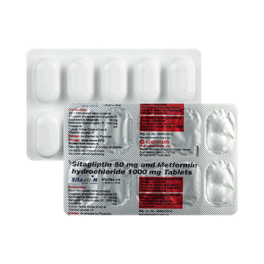 Sitazit-M 50mg/1000mg Tablet