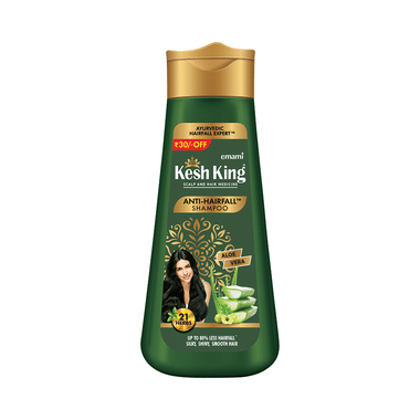 Kesh King Ayurvedic Anti-Hairfall Shampoo | Reduces Hair Fall | Aloe & 21 Ayurvedic Herbs |