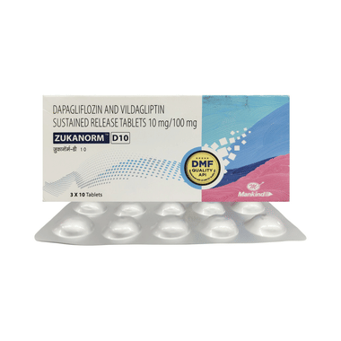 Zukanorm-D 10mg/100mg Tablet