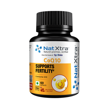 NatXtra Male Fertility Supplement | Supports Healthy Reproductive Function | Male Wellness Capsules | CoEnzyme Q10 Extract Capsule