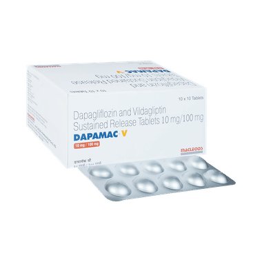 Dapamac V 10mg/100mg Tablet SR