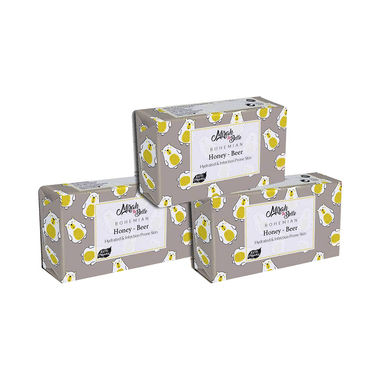 Mirah Belle Honey-Beer Bohemian Soap (125gm Each)