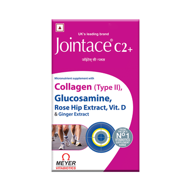 Jointace C2 Plus Tablet With Collagen (Type II), Glucosamine, Rosehip Extract, Vitamin D & Ginger Extract