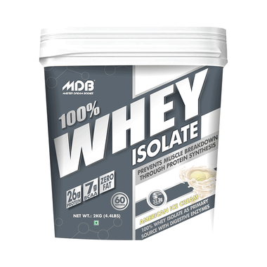 MDB Master Dream Bodies 100% Whey Isolate American Ice Cream