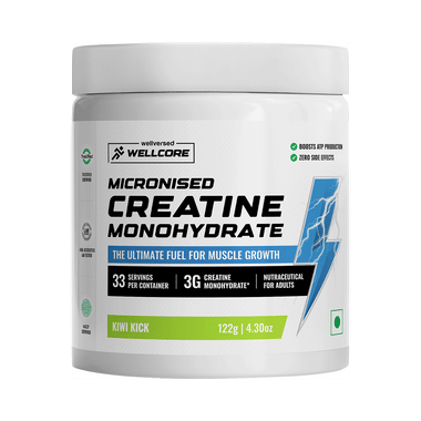 Wellcore Micronised Creatine Monohydrate Powder Kiwi Kick