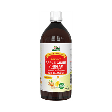 Dr. Patkar's Apple Cider Vinegar Ginger, Turmeric & Fenugreek with the Mother (500ml Each)