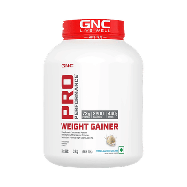 GNC Pro Performance Weight Gainer With Whey Protein | Flavour Vanilla Icecream