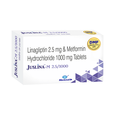 Juslina M 1000mg/2.5mg Tablet