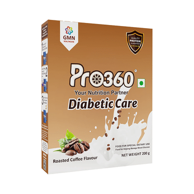 Pro360 Diabetic Care Protein | Flavour Powder Roasted Coffee