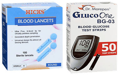 Fora 6 Connect Blood Glucose Set with 1 Meter, 50 Test Strips, 50 Lancets, Painless Design Lancing Device, Carry Case, Accurate Blood Sugar