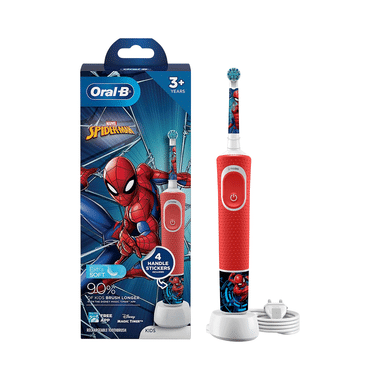Oral-B Kids Electric Rechargeable Toothbrush (for 3+ Years) Spiderman