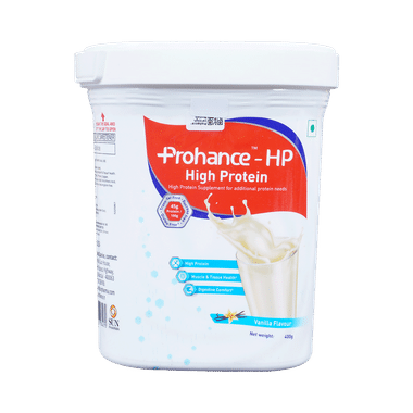 Prohance-HP High Protein Supplement for Muscles, Tissues & Digestion | Flavour Vanilla