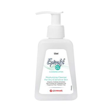 Episoft Cleansing Lotion For Dry To Sensitive Skin | Fragrance-Free | Non-Irritant & Non-Stripping | Derma Care | Balances Skin PH