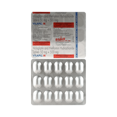 Vilapil M 500mg/50mg Tablet