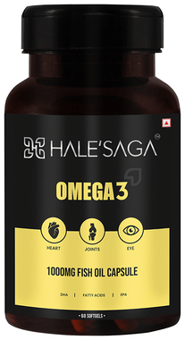 Halesaga Omega 3 1000mg Fish Oil Capsule