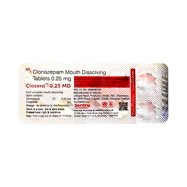 Closent-0.25 MD Tablet