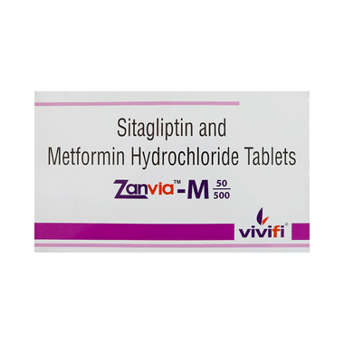 <span style='color:#626A7A'>Zanvia-M 50/500 Tablet</span>