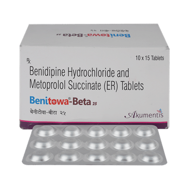 Benitowa-Beta 4mg/25mg Tablet ER