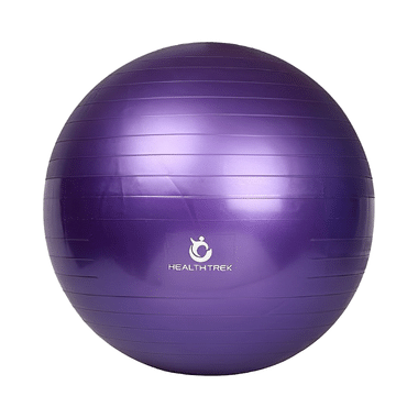 Healthtrek Anti Burst Gym/Yoga/Exercise/Swiss Ball 75cm Purple