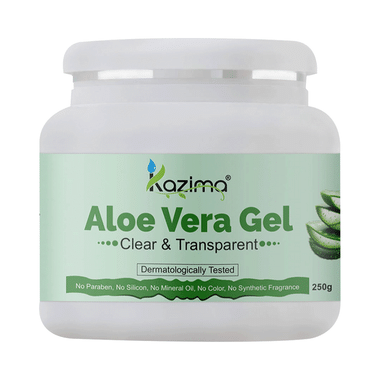 Kazima Pure Aloe Vera Gel For Skin And Hair | Hydrates, Moisturizes & Soothes Irritated Skin