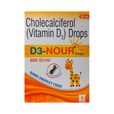 D3-Nour Oral Drops Pineapple