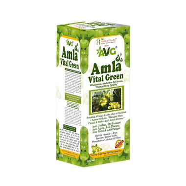 AVG Amla Vital Green With Vitamin C & Iron | Helps Build Immunity