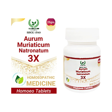 Np's Aurum Muriaticum Natronatum 3X Tablet