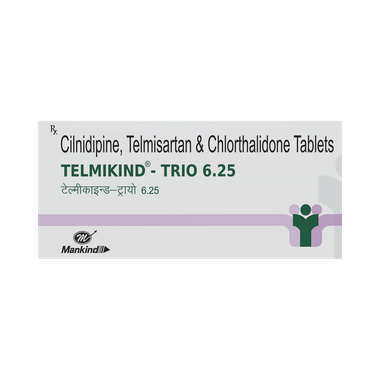 Telmikind-Trio 6.25 Tablet