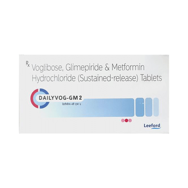 Dailyvog GM 2mg/500mg/0.2mg Tablet