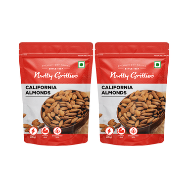 Nutty Gritties California Almonds (200gm Each)