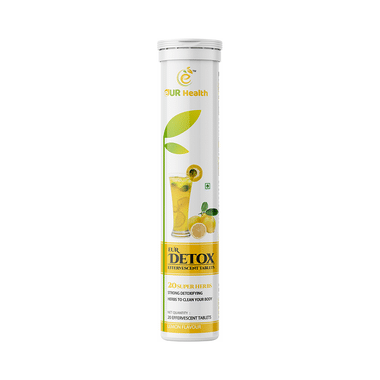 Eur Health Detox Effervescent Tablet Lemon