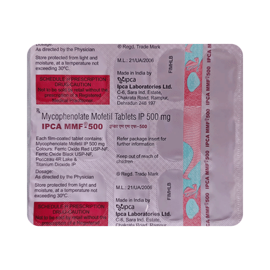IPCA MMF 500 Tablet
