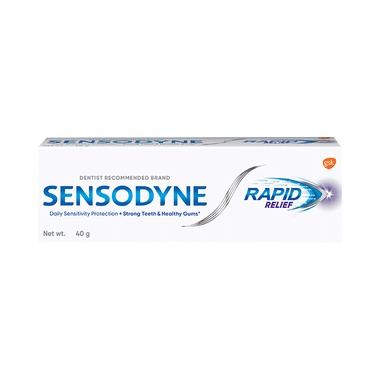Sensodyne Rapid Relief Sensitive For Healthy Gums & Strong Teeth | Daily Protection Toothpaste