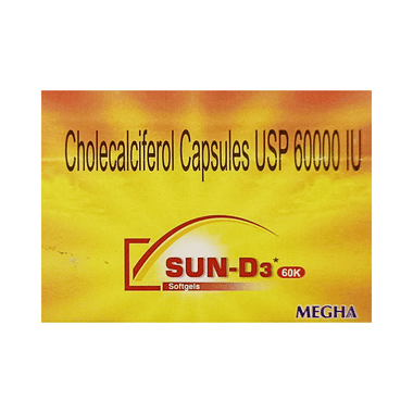 Sun D3 Soft Gelatin Capsule