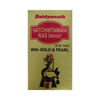 Baidyanath Vatachintamani Ras Vrihat With Gold and Pearl Tablet