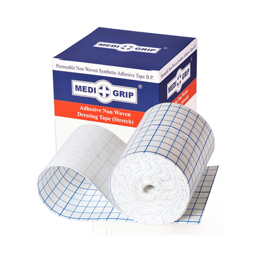 Medigrip Adhesive Non Woven Dressing Tape (Stretch) 10cm X 2m