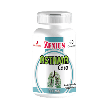 Zenius Asthma Care Capsule | Respiratory Disorder & Congestion || Protect Lungs From Smoking & Pollution || Relieves Allergic Asthma & Coughing