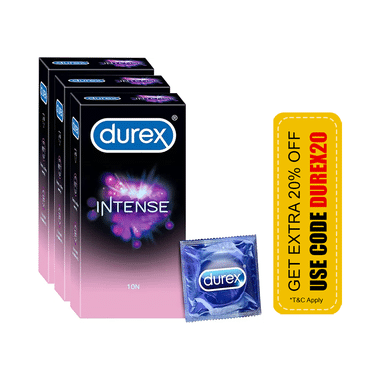 Durex Intense Stimulating Condom with Desirex Gel