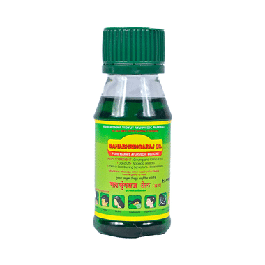 Ramkrishna Vidyut Ayurvedic Pharmacy Mahabhringaraj Oil
