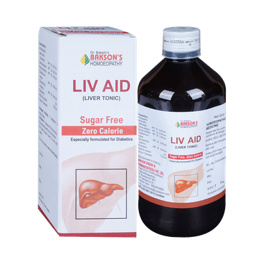 Bakson's Homeopathy Liv Aid Liver Tonic Sugar Free