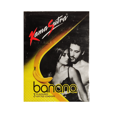 KamaSutra Dotted Condom Banana