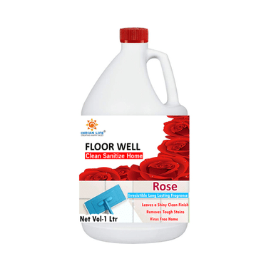 Indian Life Floor Well Surface Cleaner Rose