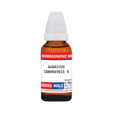 Dr. Majumder Homeo World Agaricus Campestris Dilution (30ml Each) 6