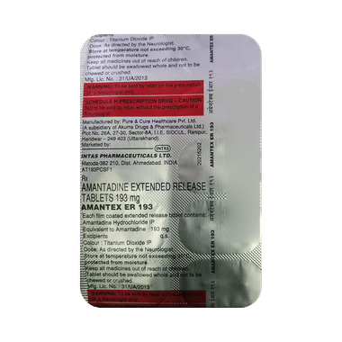 Amantex 193mg Tablet ER